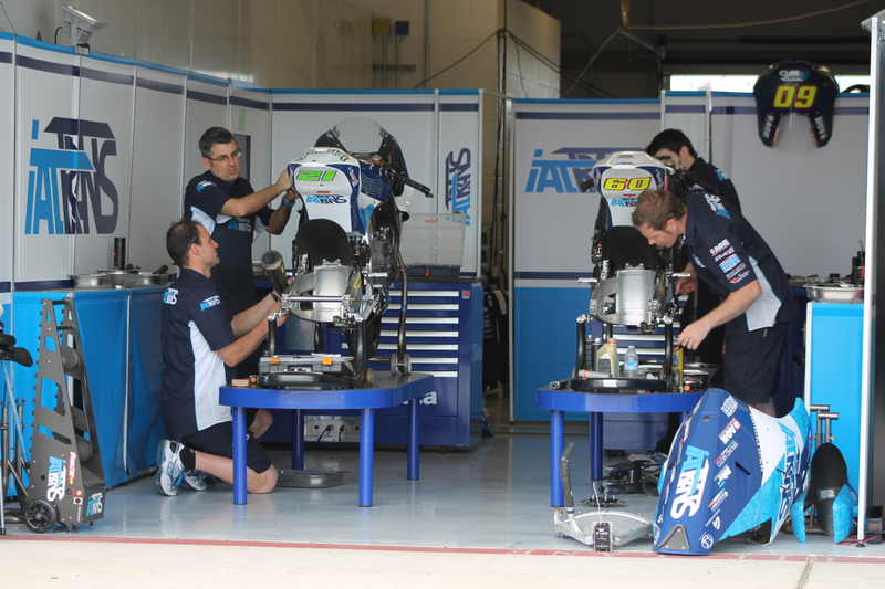 Illustration for article titled MotoGP Bikes In Various States Of Undress